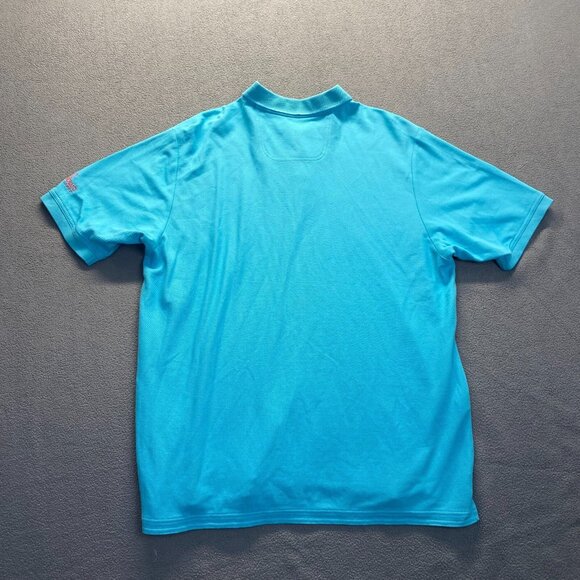 Tommy Bahama Polo Mens Size Size XL Short Sleeve Shirt Blue embroidery Golf - Picture 2 of 12